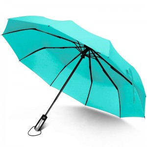 Marketing gaver med udskrivning vindtæt lighter 10ribs 3 sammenklappelig sol og regnparaply
