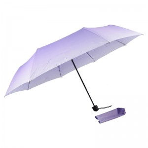 Kreativ forfremmelse 21-inch fold paraply farve skiftende gradient paraply