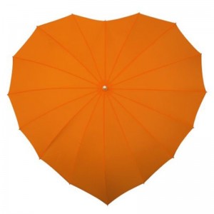 Love Hearted Shaped Salgsfremmende Valentine-paraply