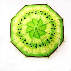 Frugtparaply med automatisk åben funktionsparaply med logo