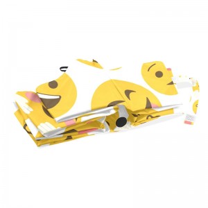 Vidunderlig billigere brugerdefineret udskrivning Emoji fuld automatisk paraply 3 foldning