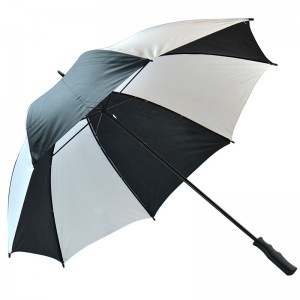 Marketingmanual åben paraply med glasfiber stel vindtæt stor golf paraply