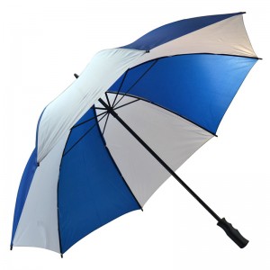 Salgsfremmende specialudskrivning golfparaply med manuel åben funktion