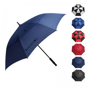 30 tommer dobbeltlags salgsfremmende markedsføringsgaver gaver golf paraply vindtæt